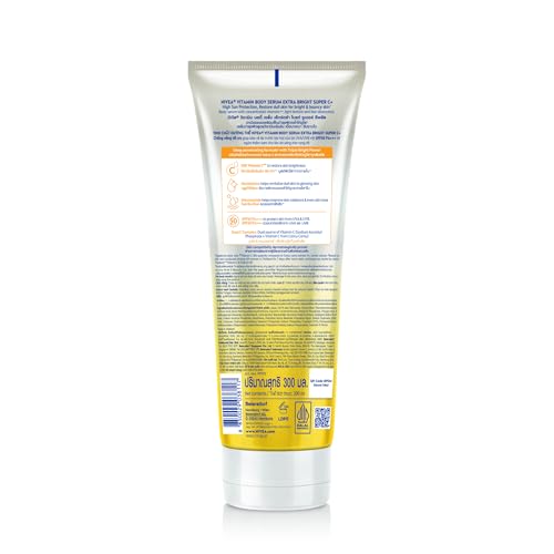 Nivea Extra Bright Super C+ Vitamin Body Serum Sunscreen, SPF50+ PA+++ Size 300 ml, 10.14 Oz (Pack Of 1)