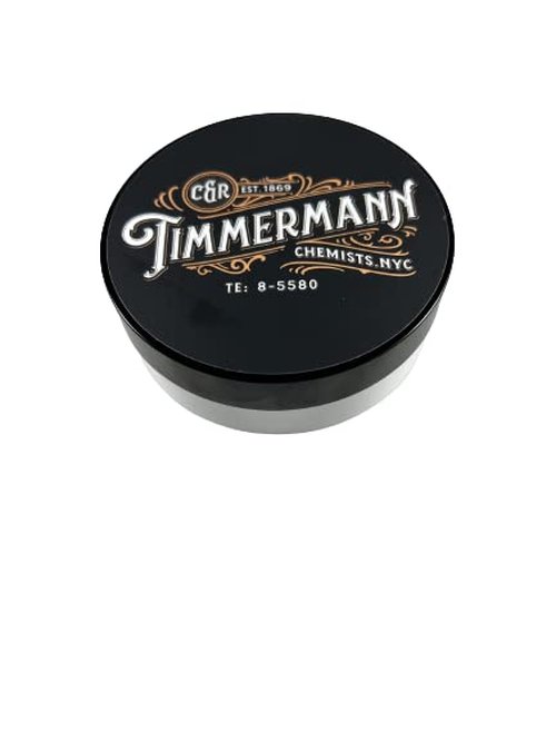 WhollyKaw Shaving Soap | Luxury Dense, Rich & Creamy Lather Tallow Wet Shave Puck Notes of Oud and Woods, Cashmeran, Cedarwood, Musk, Patchouli | Grooming and Skincare for Men 4 oz - Timmermann Black