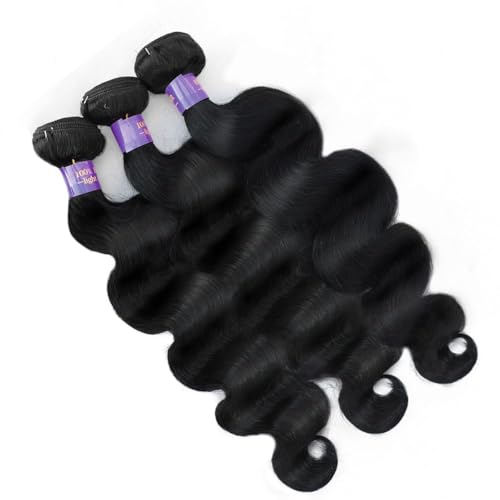 14A Human Hair Bundles 16 18 20 Inch Body Wave Bundles Human Hair 100% Unprocessed Brazilian Virgin Hair Body Wave 3 Bundles Human Hair Extensions for Women