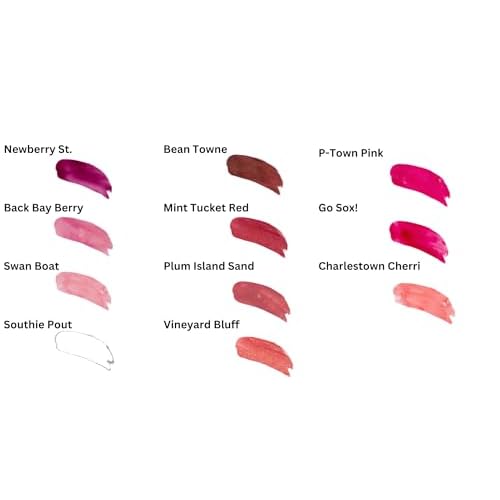 Healthy, Naturally Lip Plumping Clear LipGloss, Southie Pout (.25oz) - Vegan, Plant-Based ingredients. Cooling Mint Enhances Fullness, while Avocado Oil and Jojoba provides lasting Hydration.