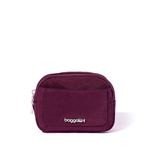 Baggallini Women's Pocket Cosmetic - Lightweight Bag - Travel Essentials Makeup Organizer Mini