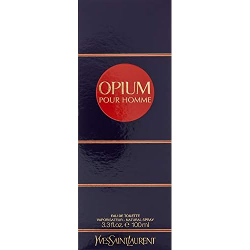 Opium By Yves Saint Laurent For Men. Eau De Toilette Spray 3.3 Ounces