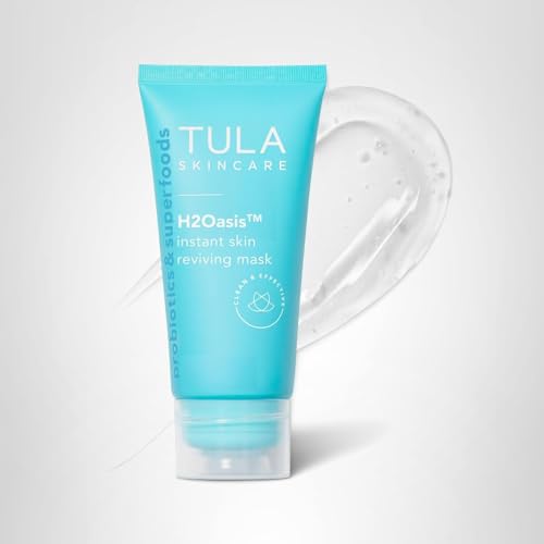 TULA Skin Care H2Oasis Instant Skin Reviving Mask - Hydrating Face Mask, Plumps and Energizes Tired Dehydrated Skin, Contains Resurrection Plant and Desert Lime, 2.7 Fl Oz.