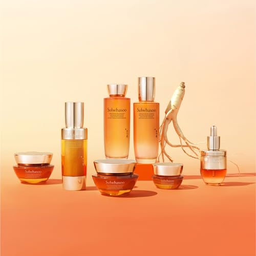 Sulwhasoo Concentrated Ginseng Rejuvenating Emulsion- Korean Ginseng & Peptide Face Lotion with Shea Butter to Help Smooth, Hydrate & Visibly Improve Wrinkes, 4.22 fl. oz.