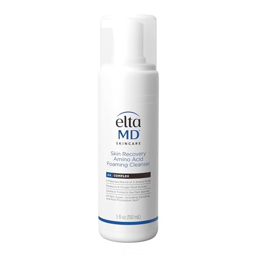 EltaMD Skin Recovery Amino Acid Foaming Facial Cleanser, Gentle Face Cleanser for Sensitive Skin