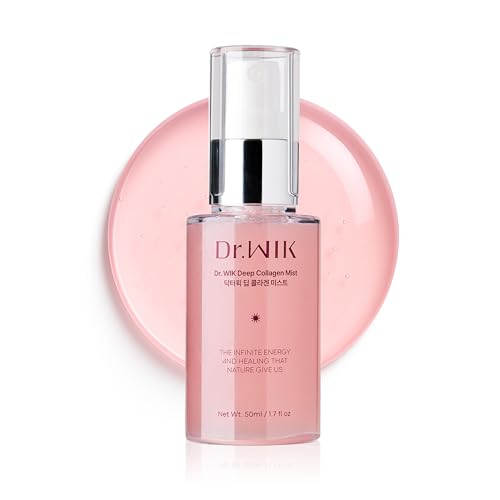 Dr.WIK Deep Collagen Hydrating Face Mist ? Refreshing Moisture Facial Spray for Dry Skin | Wrinkle Care & Anti-Aging with Panthenol & Adenosine | Fine Toner Mist | Korean Skincare (50ml / 1.7 Fl Oz)