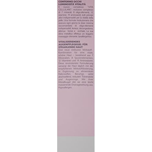ORLANE PARIS Oligo Vitamin Vitality Radiance Care Eye Contour - Soothing Eye Jelly Treatment with Roll-On Applicator - Dark Circle and Puffiness Eye Cream (15ml)