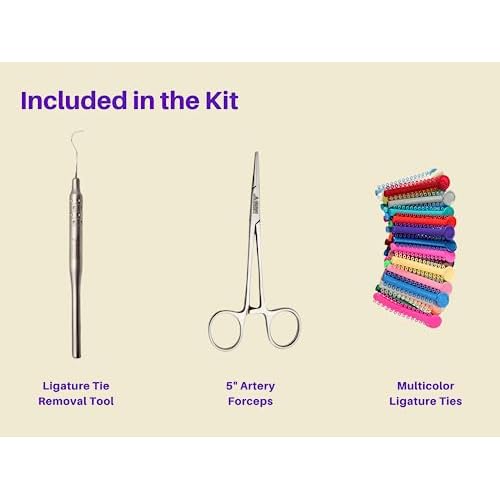 ARTMAN INSTRUMENTS Dental Braces Color Changing Kit, Orthodontic Ties Changing kit, Change The Color of Your Braces Yourself in Minutes Ligas para Brackets Ortodoncia