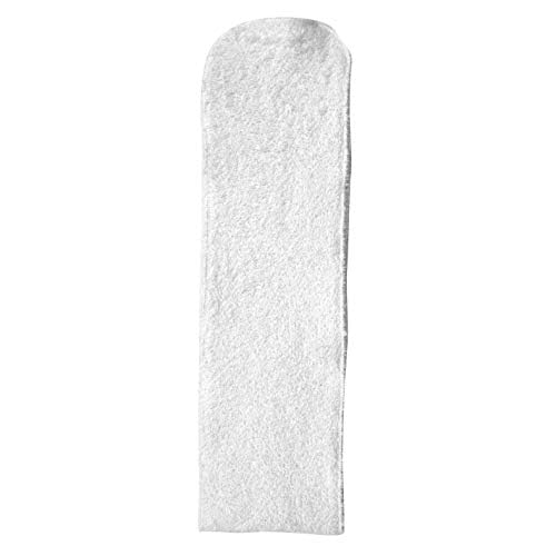 Betty Dain Neck Towel, Soft Terry, Keeps Clients Protected During Shampoos and Rinses, Spa Treatments, Adds Comfort Against Shampoo Bowl, Economical Solution to Paper Wraps, 36 Pack, White