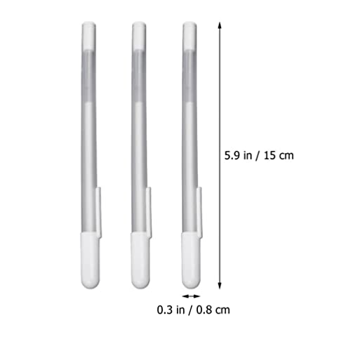 minkissy 6Pcs Eyebrow Mapping Pencil - White Eyebrow Pen White Microblading Markers for Skin Makeup Position Mapping Mark Tools Brow ()