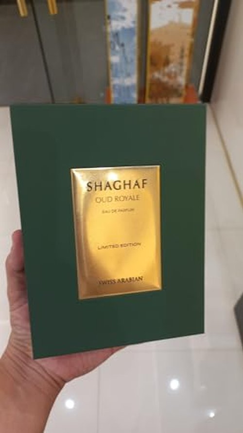Swiss Arabian Shaghaf Oud Royale Spicy, Oud, Aromatic Fragrance - Notes of Saffron and Lavender - Perfume for Women and Men - 2.5 oz EDP Spray