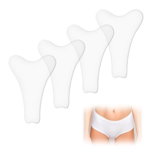 4Pcs Y Shape Concealer for Women Reusable Invisible Self-adhesive Silicone Pad Insert for Bikini Swimsuit Yoga Pants