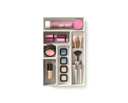 Joseph Joseph Viva - Modular 7-piece Makeup Beauty Drawer Organiser Set, Storage Boxes dividers for makeup, beauty grooming items, cosmetics, hair accessories