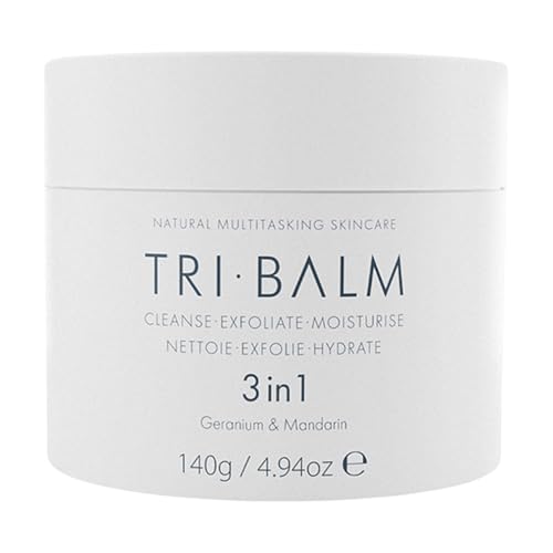 FORMULAE PRESCOTT | Tri-Balm 3 in 1 Facial Balm 140g Jar | Facial Cleanser, Facial Exfoliant, & Facial Moisturizer | All Natural Skin Care (4.93 Oz)