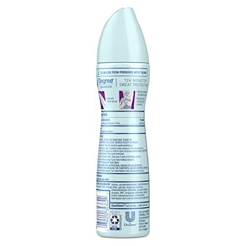 Degree Women Antiperspirant Deodorant Dry Spray Sexy Intrigue, 3.8 Ounce (Pack of 4)
