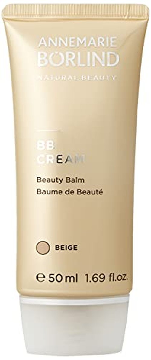 ANNEMARIE BÖRLIND - BB CREAM - beige - tinted, moisturizing & balancing beauty balm, facial care with macadamia nut oil, light coverage, vegan 1.69 Fl. Oz.