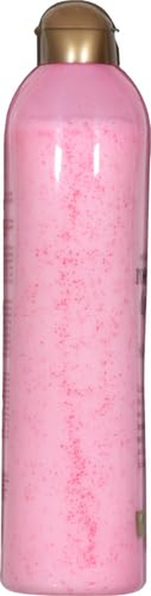 OGX Sensitive + Rose Water & Pink Sea Salt Exfoliating Body Scrub + Rose Quartz, Gentle Exfoliating Daily Body Wash Softens Skin, Body Scrub for Women, Sulfate-Free Surfactants, 19.5 fl oz (Pack of 3)
