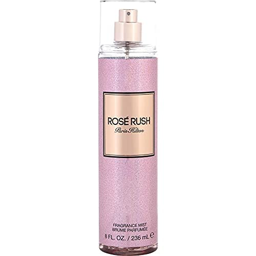 Paris Hilton Rose Rush and Gold Rush Body Sprays for Women | Floral, Fruity, and Velvet Orchid Scents | 8 Oz Each