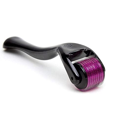 Derma Roller 1.0mm for Face, Body and Scalp - Derma Roller for Men and Women with 540 Micor Roller - Beard Roller for Hair & Beard