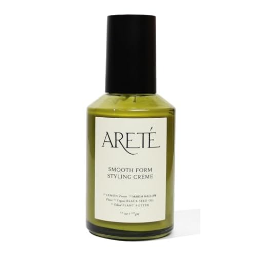 ARET? Smooth Form Styling Cr?me, Lightweight Hair Shaping Cream for Women + Men, Lemon Protein, Organic Black Seed Oil, Marsh Mallow Flower, Shea Butter, Anti Frizz Heat Protectant, Made in USA, 3.8oz