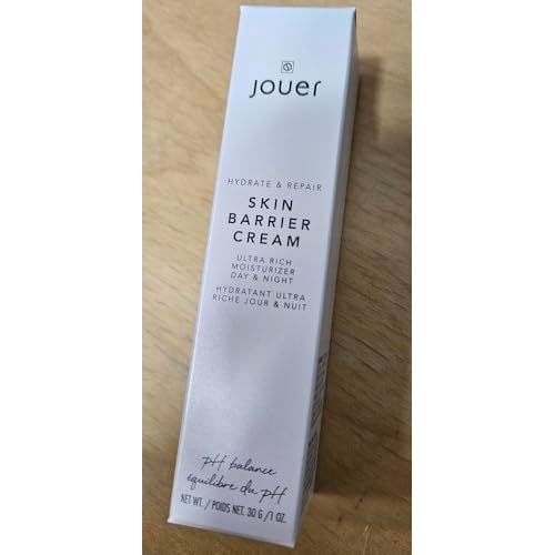 Jouer Skin Barrier Cream - Skin Barrier Repair Moisturizer - Hydrating Hyaluronic Acid DD Cream - Wrinkle Cream - Anti Aging Night Face Cream with Alpha Lipoic Acid and Coq10-2 oz