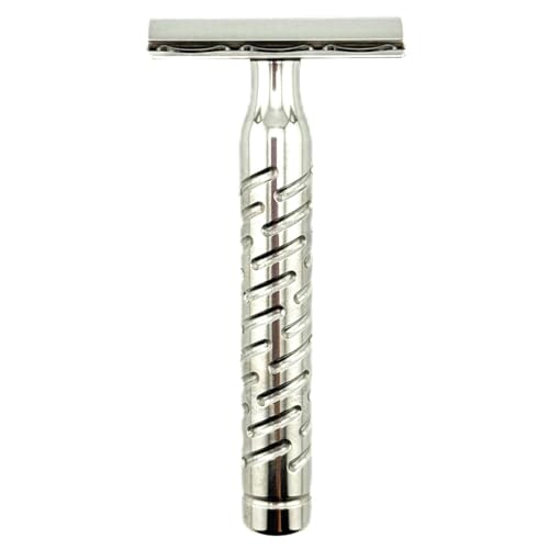 The Goodfellas' Smile Styletto V2 Double Edge Safety Razor ? 100% Stainless Steel, High Luster Finish | Made in Italy Computer Designed Head for Precise, Efficient & Comfortable Wet Shaving