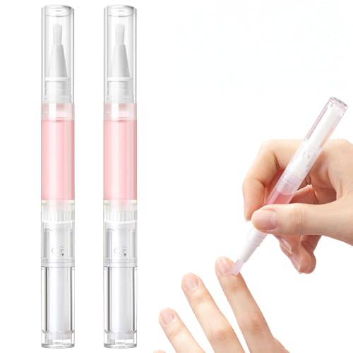 Radiant Nail Growth Oil, Nail Strengthener, Cuticle Oil for Nails, Moisturize Strengthen Nail Care Oil, Finger Edge Manicure Nourishing Pen, Anti-hangbnail removal, Nail Skin Edge Care (Rose)