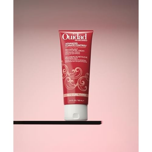 Ouidad Advanced Climate Control Featherlight Touch-Up Curl Gel Cream - 3.4 fl oz, Anti-Frizz Nano Technology, On-The-Go Style Refresher, Ideal for Fine to Medium Textures, For All Curl Types