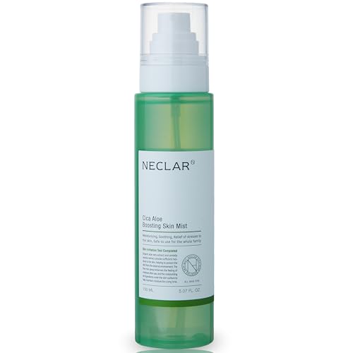 CICA Aloe Hydrating Toner Spray for Face - pH Balanced Facial Mist - Aloe Vera and Centella Asiatica - for Acne Prone and Sensitive Skin - Korean Skincare for Redness, Dryness