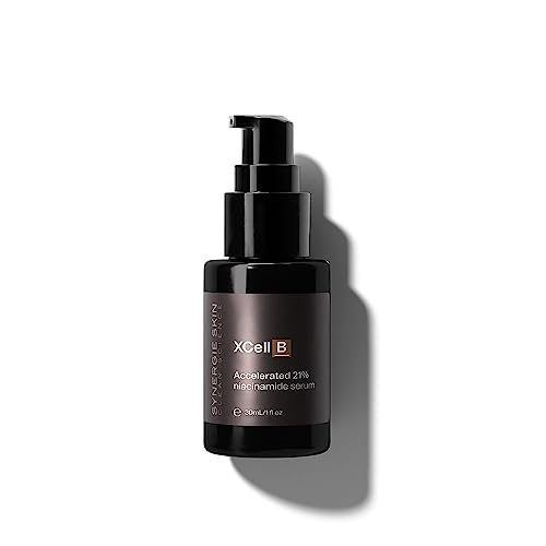 Synergie Skin ? XCell B, Face Serum with Vitamin B3, 21% Niacinamide Serum, Pore Minimizer, Reduces Fine Lines and Wrinkles, Serum for Uneven Skin Tone, 30 ml