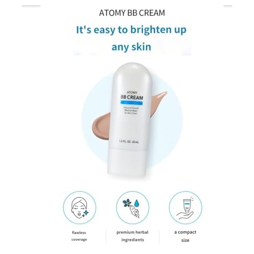 A.t.o.m.y BB Cream SPF 30 PA++ ? Radiant Coverage with Hydrating & Anti-Aging Benefits | Lightweight Korean Beauty Balm (1.35 fl oz) x 2pcs