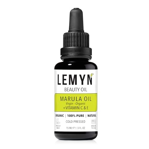 Virgin Marula Face Oil | Supercharged with Vitamin C & E | Freshly Made | Intense Hydration & Radiance Boost | Anti-Aging Skin Care and Face Moisturizer | Organic ? Vegan ? Cruelty-Free