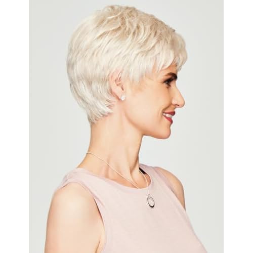 Raquel Welch Winner Pixie Boy Cut Short Wig by Hairuwear, Ultra-Petite Cap - R51/61 Iced Granita