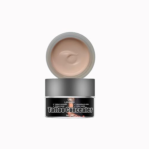 Tattoo Cover Up, Invisible Waterproof Concealer,Long Lasting 30g light