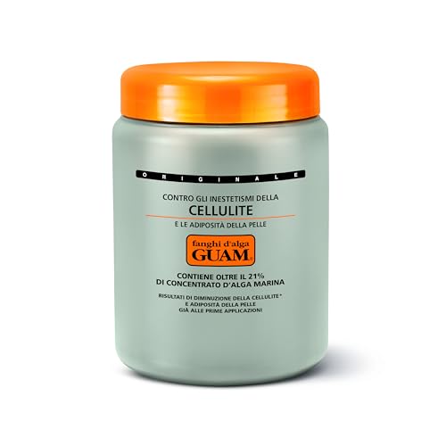 Guam Anti-Cellulite Hot Seaweed Mud ORIGINAL FORMULA | Sculpting Body Wrap To Remove Cellulite, Skin Tightening Treatment For Thighs And Legs, Inches Reduction, 1000 gr