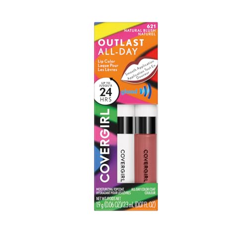 CoverGirl Pride Outlast All-Day Lip Color With Topcoat, Natural Blush