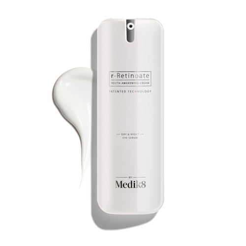Medik8 R-Retinoate Day and Night Eye Serum - Hydrating Vitamin A Undereye Serum - Reduces Fine Lines, Wrinkles, Dark Circles - Gluten Free - 0.5 oz