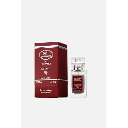 D&P Perfumum M5 Firedance - 1.86 Oz (Spray 55ml) - Inspired by B.accarat Rouge 540 - Unisex Eau de Parfum- Jasmine, Saffron, Amber, Cedarwood Scents - Vegan -Long Lasting Floral Scent-Daytime Wear