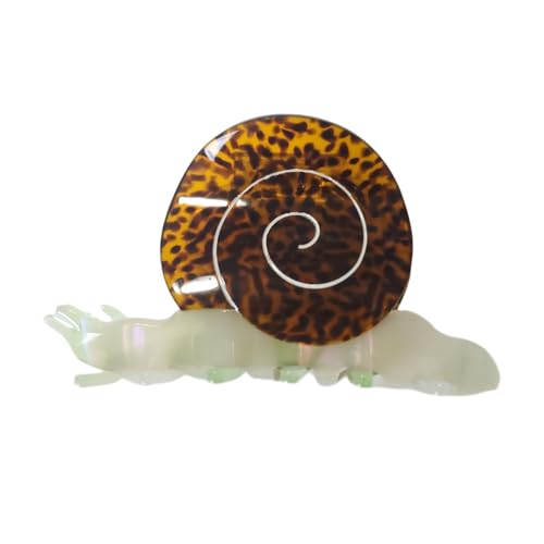 Snail Hair Clip,Acetate Claw Clips,Hair Clips for Women,Green