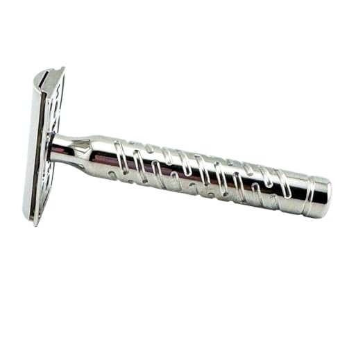 The Goodfellas' Smile Styletto V2 Double Edge Safety Razor ? 100% Stainless Steel, High Luster Finish | Made in Italy Computer Designed Head for Precise, Efficient & Comfortable Wet Shaving