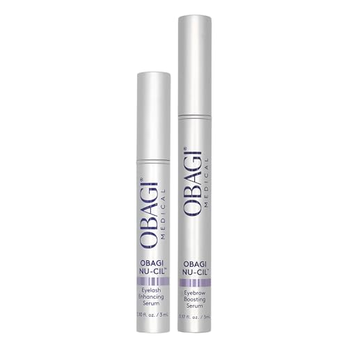 Obagi Nu-Cil Eyelash Enhancing Serum & Eyebrow Boosting Serum Set ? Clinically Proven Formulas for Thicker & More Defined Looking Lashes & Fuller Looking Eyebrows
