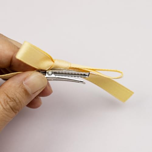 24PCS Hair Ribbons for Women - Small Hair Bows, Thin Bows for Girls, Ribbon Hair Clip Cute Hair Accessories for Daily Use, Birthday Gifts for Her, 8 Colors