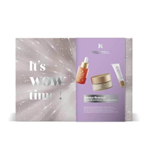 Sesderma Intense Renewal Gift Set | C-VIT 5 Vitamins Serum 1.0 fl Oz, RETISIL Pro-Aging Cream 1.7 fl Oz & Eye and Lip Contour 0.5 fl Oz | Brighten & Nourish Skin | For All Skin Types