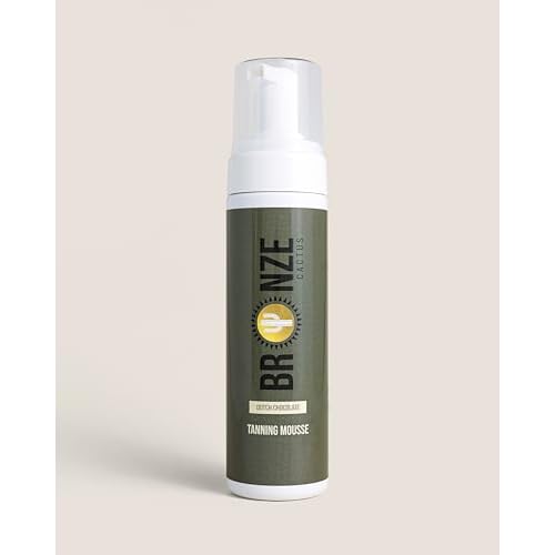 Dutch Chocolate Deluxe Self Tanner Mousse ? | Violet Base to Neutralize Orange Undertones | Natural Rich Brown Tan | Vegan & Cruelty-Free | Fast Dry | Hydrating with Hyaluronic Acid