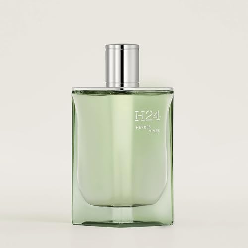 Hermes H24 Herbes Vives Eau De Parfum Rechargeable Spray for Men, 3.4 Ounce