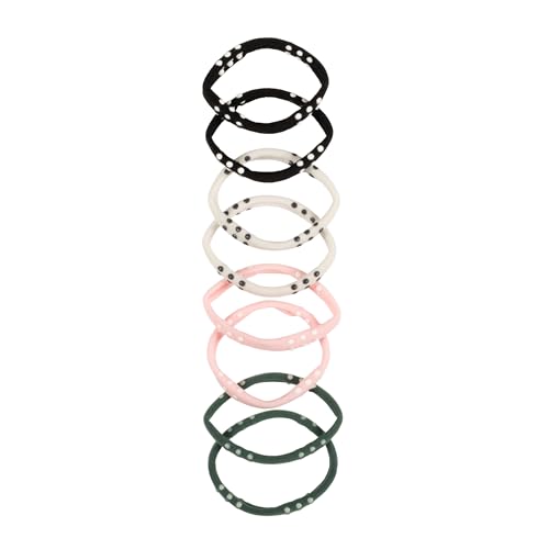 Goody Sport Ouchless Seamless Hair Elastics, 8 Ct, 4 Assorted Colors, Sport-Level Silicone Grip for Active Lifestyles, Damage-Free Wear Ties, Styling Accessories for Women & Men, All Hair Types