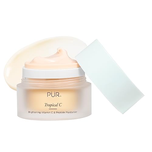 P?R MINERALS Tropical C Brightening Vitamin C & Peptide Moisturizer, Vitamin C, Peptide, Hyaluronic Acid, 1.76 oz