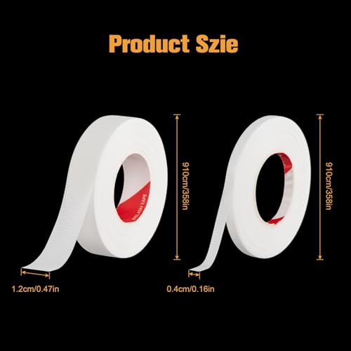 20PCS Lash Tape for Lash Extension Supplies, Micro-Porous & Breathable Lash Extension Tapes, Micropore Eyelash Tape for Sensitive Skin, Pain-Free Removal Eyelash Extension Tapes