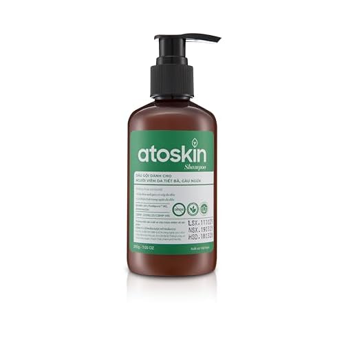 Atoskin Shampoo ? for Seborrheic Dermatitis - Helps Reduce Oil & Improve Scalp Comfort (6.8 oz)