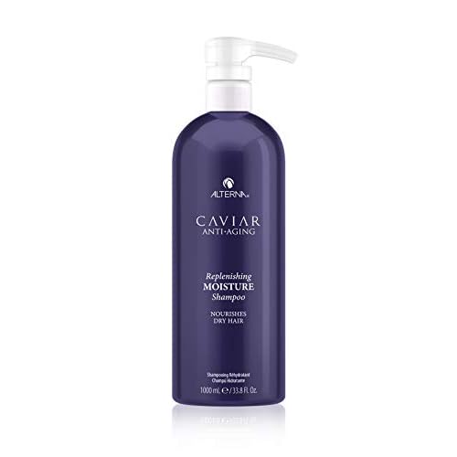 Alterna CAVIAR Anti-Aging Replenishing Moisture Shampoo | For Dry, Brittle Hair | Protects, Restores & Hydrates | Sulfate Free